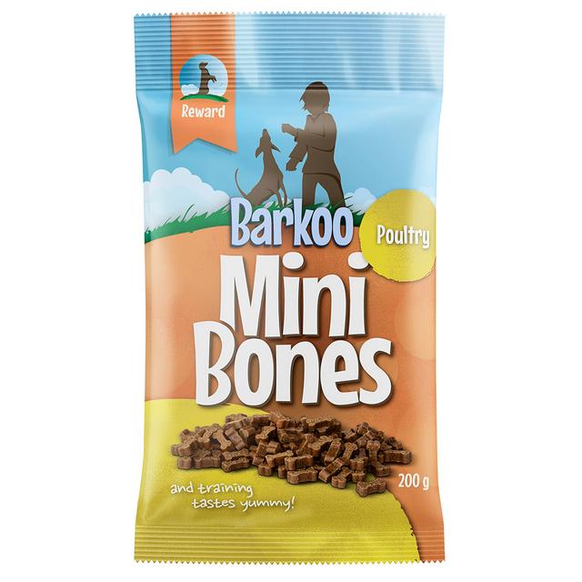 Korzystny pakiet Barkoo Mini Bones półwilgotne, 4 x 200 g - Z drobiem on Productcaster.