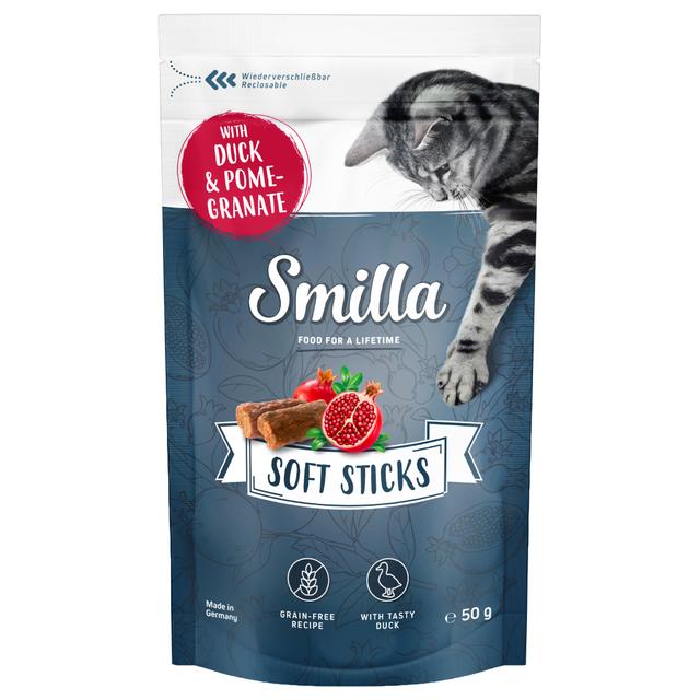 Výhodné balení Smilla Soft Sticks 3 x 50 g - kachní s granátovým jablkem on Productcaster.