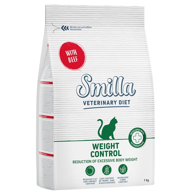 Smilla Veterinary Diet Weight Control hovězí - 1 kg on Productcaster.