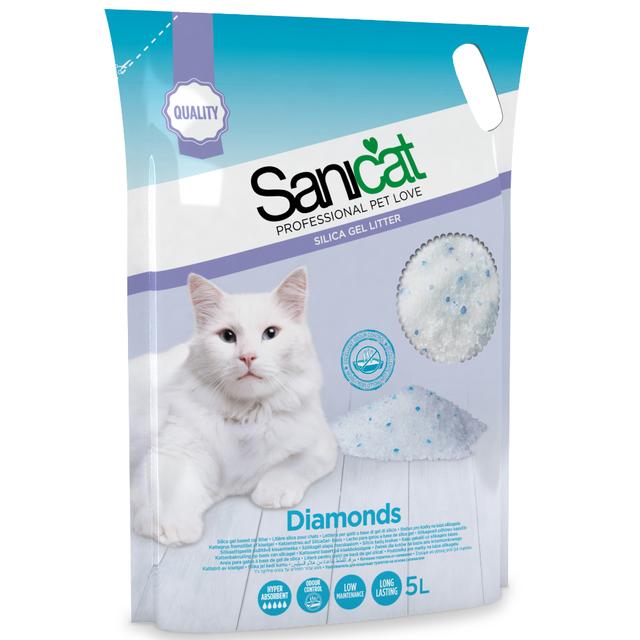 Sanicat Diamonds żwirek niezbrylający się - 5 l on Productcaster.