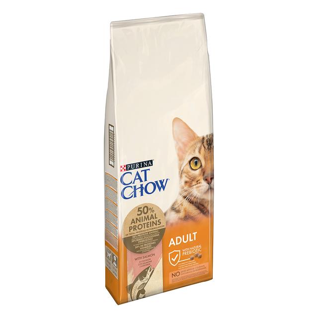 Purina Cat Chow Adult, 13 + 2 kg / 9 + 1 kg zdarma - Adult Salmon & Tuna  15kg - 13+2kg zdarma! on Productcaster.