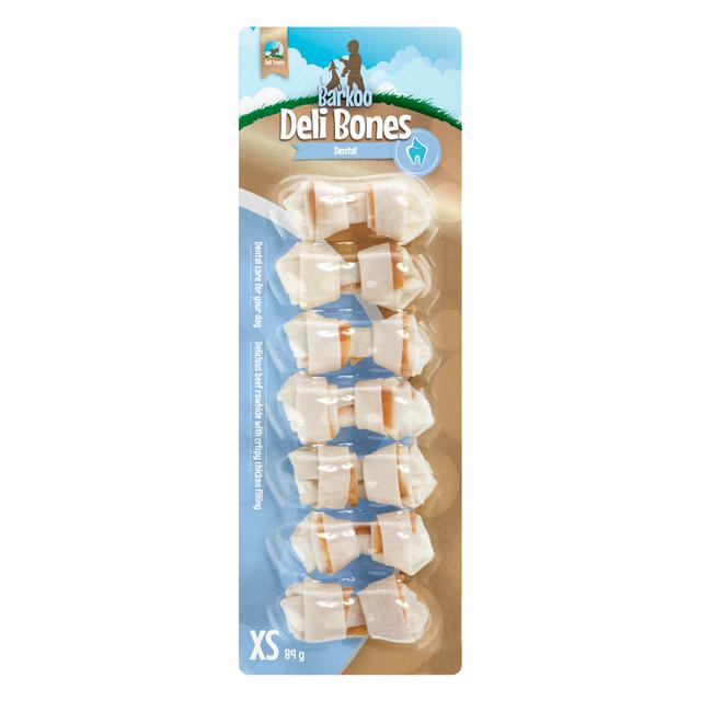 Barkoo Deli Bones Dental kości do żucia z supełkiem - XS, 7 x 5 cm (84 g) on Productcaster.