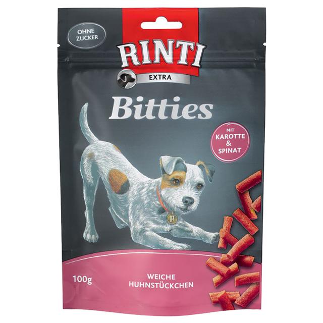 RINTI Extra Bits, 100 g - Kurczak z marchewką i szpinakiem on Productcaster.