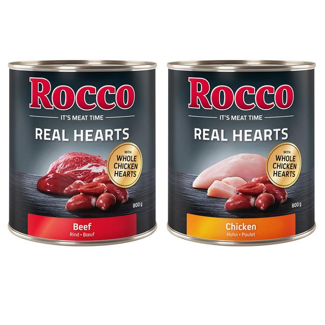 Výhodné balení: Rocco Real Hearts 24 x 800 g - 2 různé druhy on Productcaster.