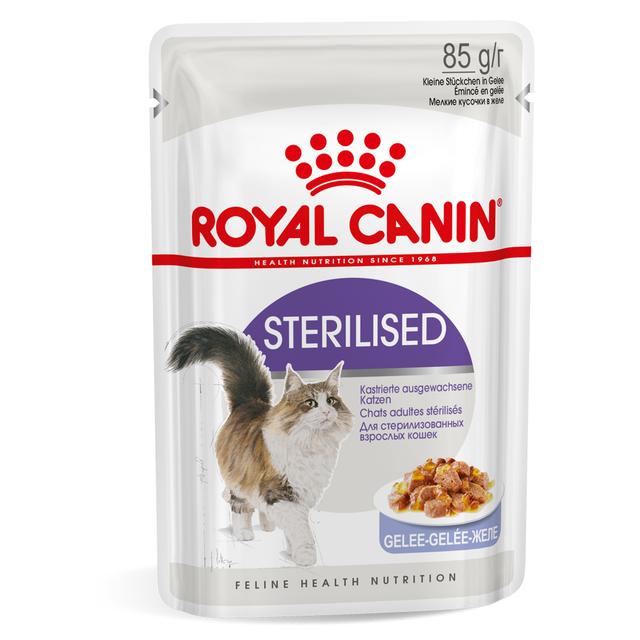 Royal Canin Sterilised - jako doplněk: mokré krmivo 12 x 85 g Royal Canin Sterilised v želé on Productcaster.