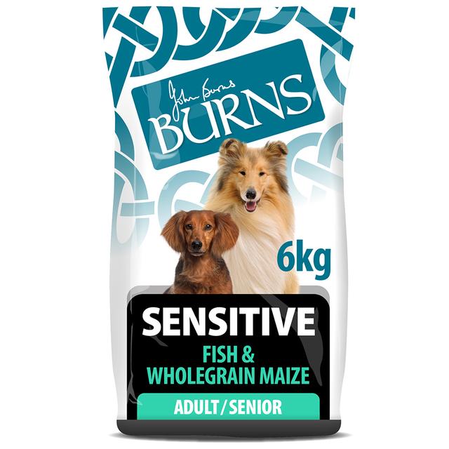 Burns Dog Adult & Senior Sensitive Fish & Wholegrain Maize - 2 x 6 kg on Productcaster.