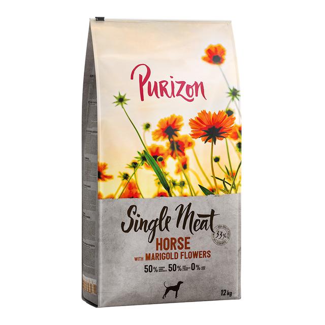 Dwupak Purizon, 2 x 12 kg - Single Meat Adult, konina z batatami i kwiatami nagietka on Productcaster.