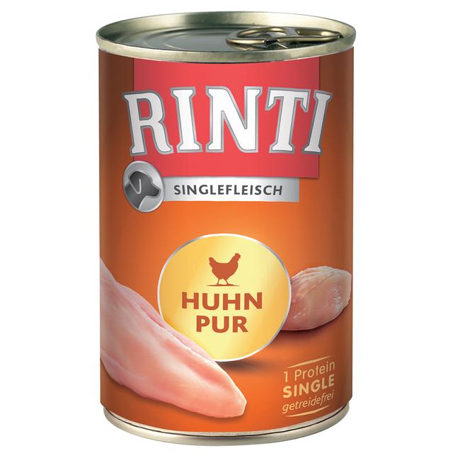 Megapakiet RINTI Singlefleisch, 24 x 400 g - Kurczak on Productcaster.