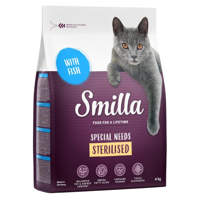 Smilla Adult Sterilised, ryba - 4 kg on Productcaster.