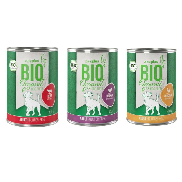 zooplus Bio bez lepku míchané balení - 6 x 400 g (3 druhy) on Productcaster.