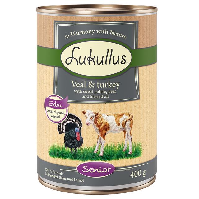 Lukullus Naturkost, 12 x 400 g - 10 + 2 zdarma - Naturkost Senior bez obilovin on Productcaster.