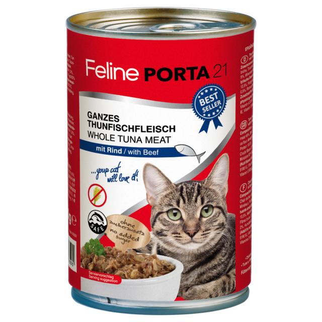 Feline Porta 21, 6 x 400 g - Tuńczyk z wołowiną on Productcaster.