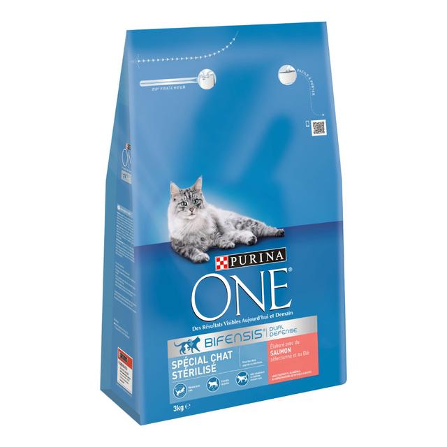 Purina ONE Sterilized losos - 3 kg on Productcaster.