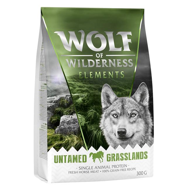 Pakiet próbny Wolf of Wilderness - bez zbóż - "Untamed Grasslands", konina, 300 g on Productcaster.