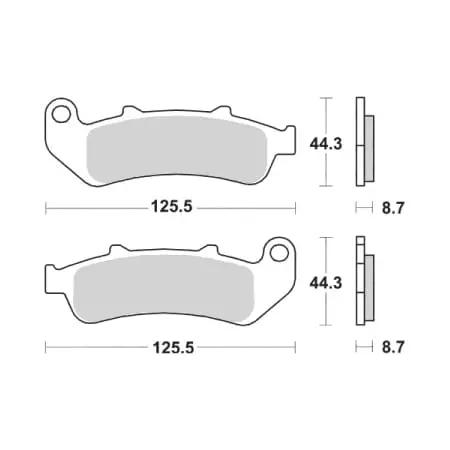 Plaquettes De Frein SBS 685HF on Productcaster.