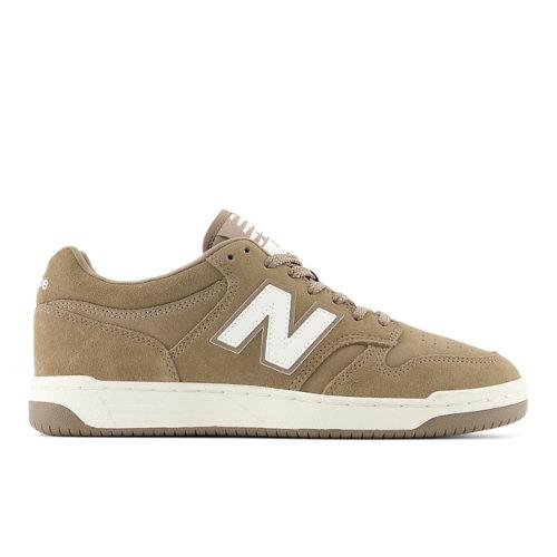 New Balance Unisex 480 Leather, size 42.5 on Productcaster.