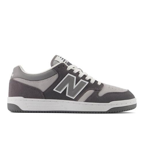 New Balance Men's 480 in Grey Leather, size 38.5 on Productcaster.