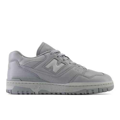 New Balance Unisex 550 i Grey Leather, Storlek 42 on Productcaster.