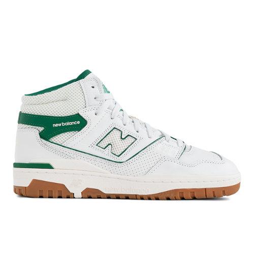 New Balance Herren ALD x 650R in White/Green, Leather, Größe 45.5 on Productcaster.