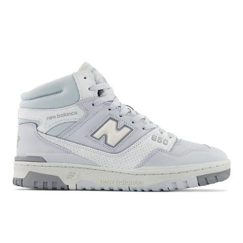 New Balance Homme 650 en Gris, Leather, Taille 44.5 Large on Productcaster.