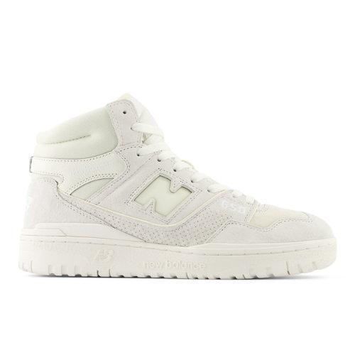 New Balance Homme 650 en Blanc/Beige, Leather, Taille 42 Large - Nouvelle on Productcaster.