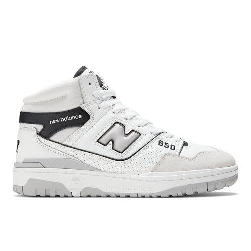 New Balance Herren 650 in White/Black/Beige, Leather, Größe 46.5 on Productcaster.