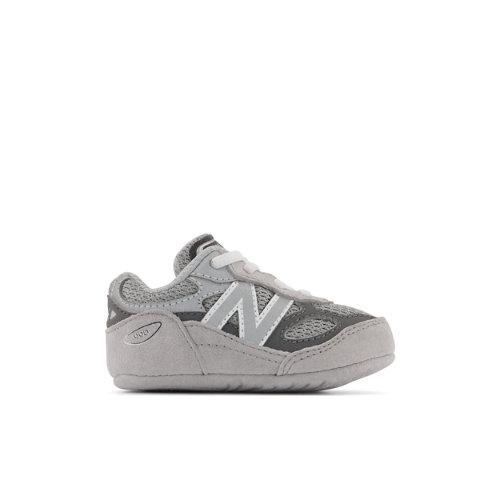 New Balance Barn 990v6 Crib Bungee i Grey Suede/Mesh, Storlek 18.5 on Productcaster.