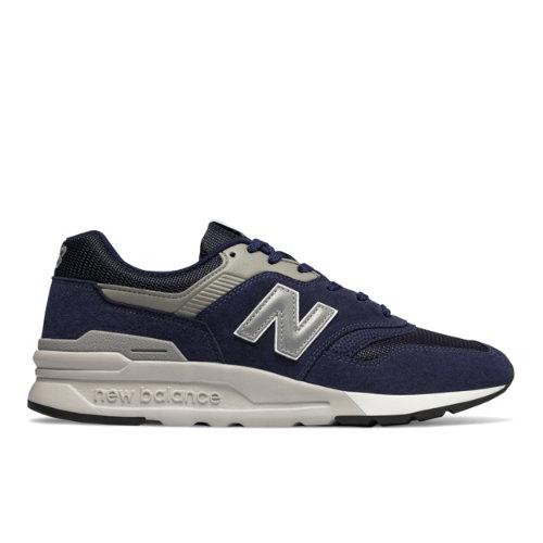 New Balance Män 997H i Blue/Grey Suede/Mesh, Storlek 46.5 on Productcaster.