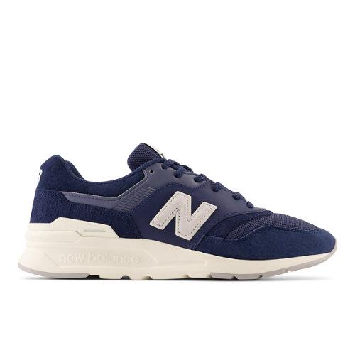 New Balance Homme 997H en Bleu/Gris, Suede/Mesh, Taille 38.5 Large on Productcaster.