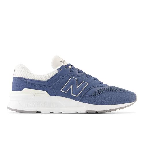 New Balance Men's 997H en Bleu/Blanc, Suede/Mesh, Taille 44 Large on Productcaster.