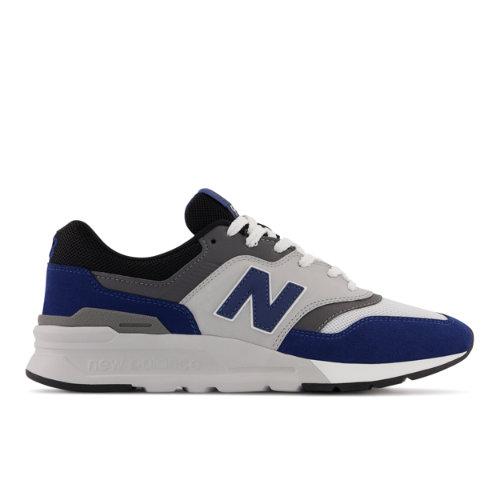 New Balance Uomo 997H in Blu/Nero, Synthetic, Taglia 45.5 on Productcaster.