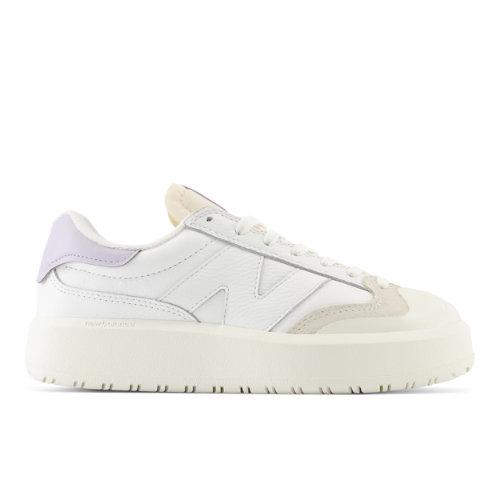 New Balance Unisex CT302 i Purple Leather, Størrelse 40.5 on Productcaster.