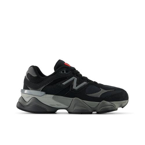 New Balance Niños 9060 en Negro/Gris, Synthetic, Talla 38.5 on Productcaster.