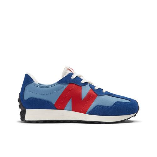 New Balance Kinder 327 in Blau/Rot, Synthetic, Größe 37.5 on Productcaster.