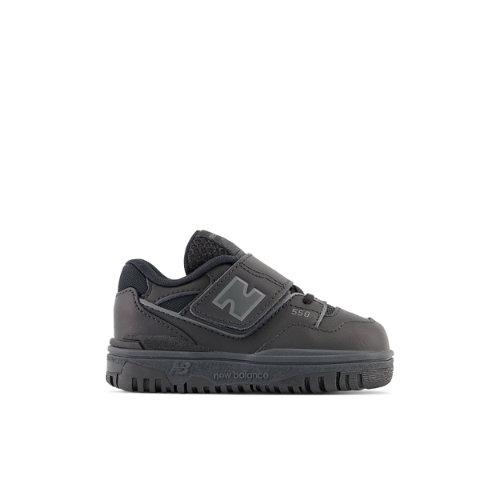 New Balance Enfant 550 Bungee Lace with Top Strap en Noir, Synthetic, Taille 21 on Productcaster.