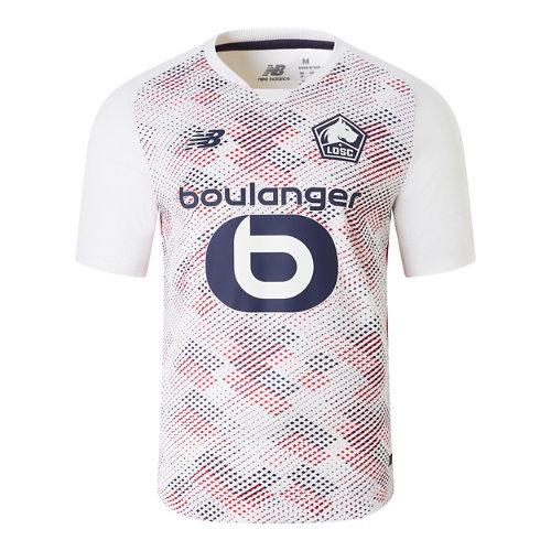 New Balance Kids' Lille LOSC Away Youth Short Sleeve Jersey in Black Polyester, size Small on Productcaster.