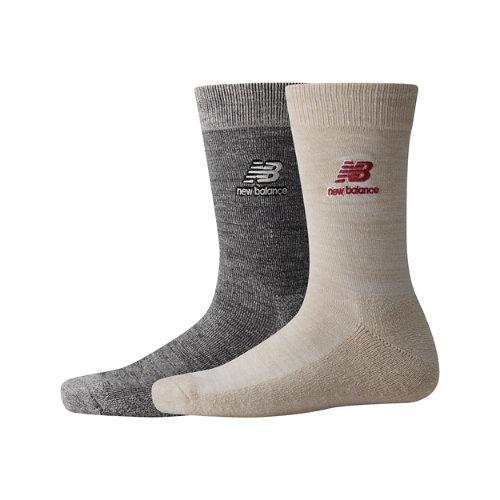 New Balance Unisex NB Athletics Midcalf 2 Pack in Druck / Muster / Sonstiges, Cotton, Größe L on Productcaster.