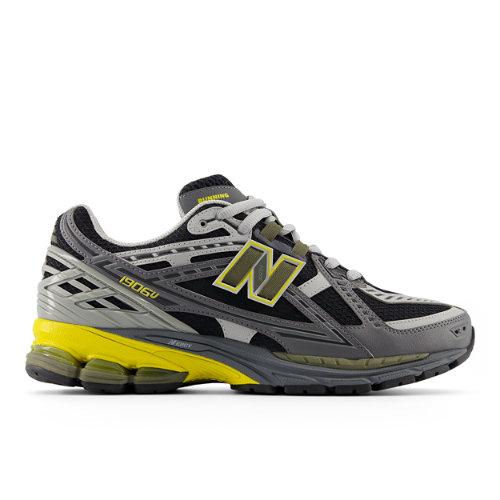 New Balance Homme 1906N en Gris/Orange/Noir, Suede/Mesh, Taille 40 Large on Productcaster.