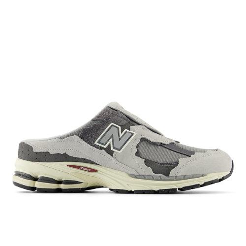 New Balance Män 2002N i Grey Suede/Mesh, Storlek 41.5 on Productcaster.