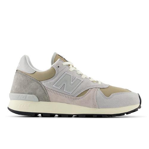 New Balance Unisex 475 en Marrón/Gris, Leather, Talla 42 on Productcaster.