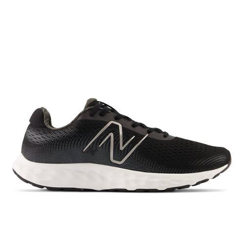 New Balance Men's 520v8 in Black/White Synthetic, size 11.5 on Productcaster.