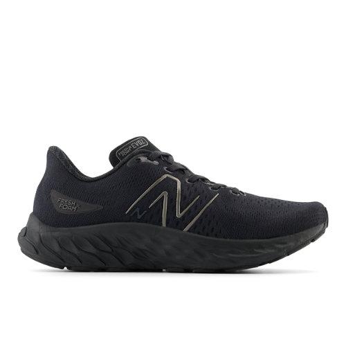 New Balance Homens Fresh Foam X EVOZ v3 in Preto, Textile, Tamanho 40.5 - Sapatilhas de Corrida on Productcaster.