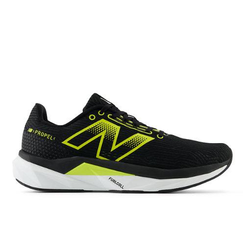 New Balance Hombre FuelCell Propel v5 en Negro/Verde/Gris, Synthetic, Talla 47 on Productcaster.