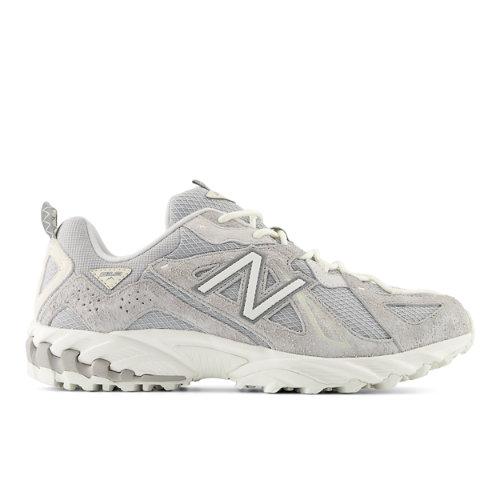 New Balance Herren Schuhe 610v1 in Grau/Weiß/Braun, Suede/Mesh, Größe 42 on Productcaster.