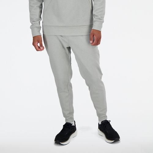 New Balance Homme Tech Knit Pant en Grey, Poly Knit, Taille XL on Productcaster.