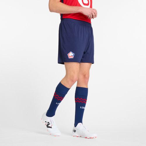 New Balance Homens Lille LOSC Home Short in Print / Pattern / Misc, Polyester, Tamanho XL on Productcaster.