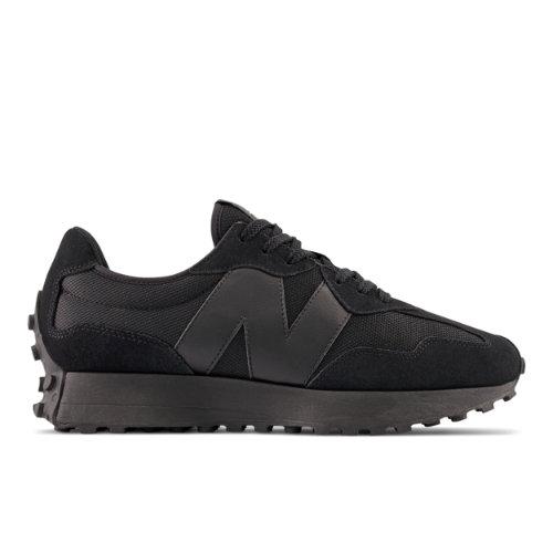 New Balance Unisex 327 in Schwarz, Suede/Mesh, Größe 44 on Productcaster.