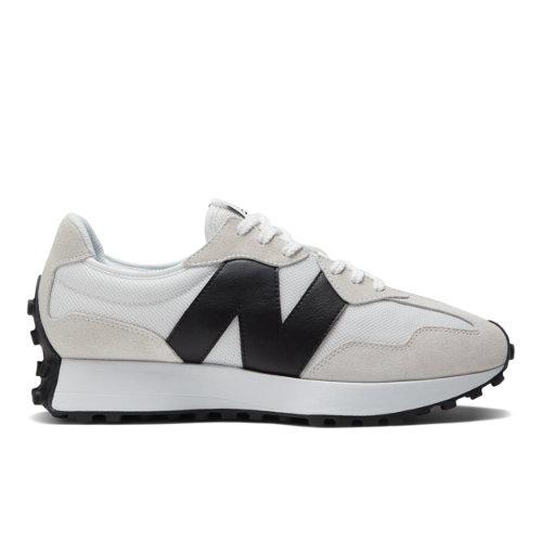 New Balance Unisex 327 in Preto, Suede/Mesh, Tamanho 38 on Productcaster.