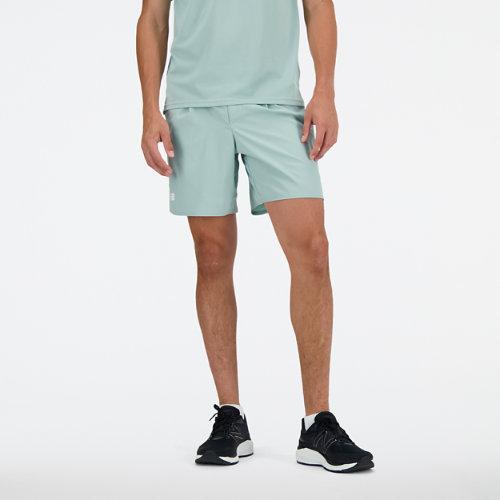 New Balance Homme Tournament Short en Vert, Polywoven, Taille M on Productcaster.