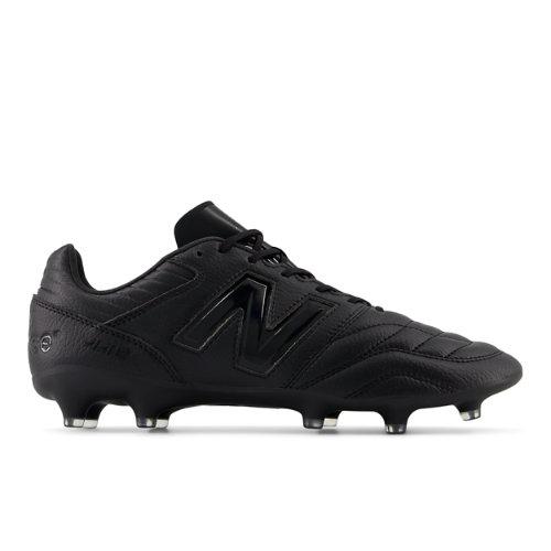 New Balance Unisex 442 PRO FG V2 in Schwarz, Microfiber, Größe 41.5 on Productcaster.